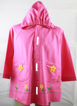 Regenjacke von Playshoes Fb. Blume - pink